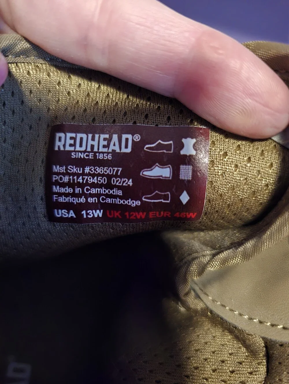 RedHead Men's Suede Tactical Boots in Tan
